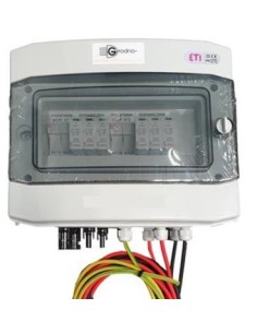 ROZDZIELNICA PV DC 1 SEKCJA 1X OGRANICZNIK PV ETI T1+2 1000V DC, 1X ROZŁĄCZNIK BEZPIECZNIKOWY ETI