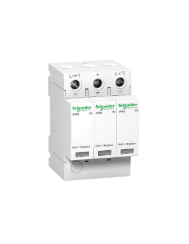 Schneider Electric Ogranicznik przepięć Acti9 iPRD-DC40r-T2-3-1000 3-biegunowy Typ2 65 kA ze stykiem, A9L40281