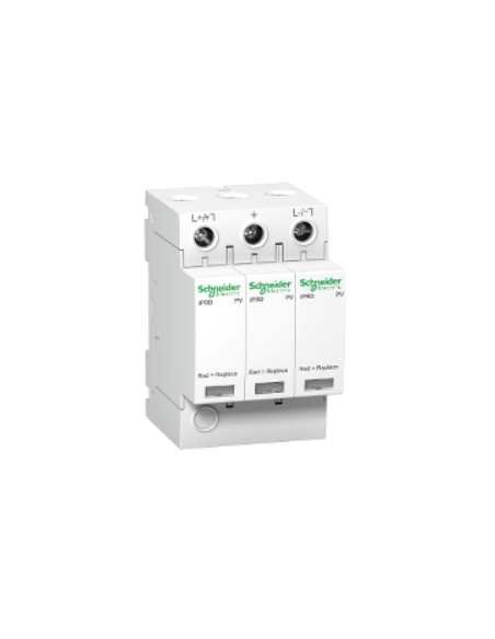 Schneider Electric Ogranicznik przepięć Acti9 iPRD-DC40r-T2-3-1000 3-biegunowy Typ2 65 kA ze stykiem, A9L40281